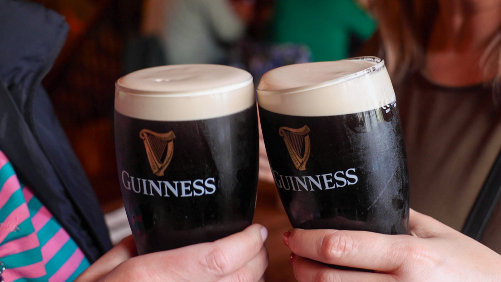 toast with guinness - the perfect pint tour